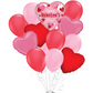 Playful Hearts - Pink Valentine's Day Balloon Bouquet