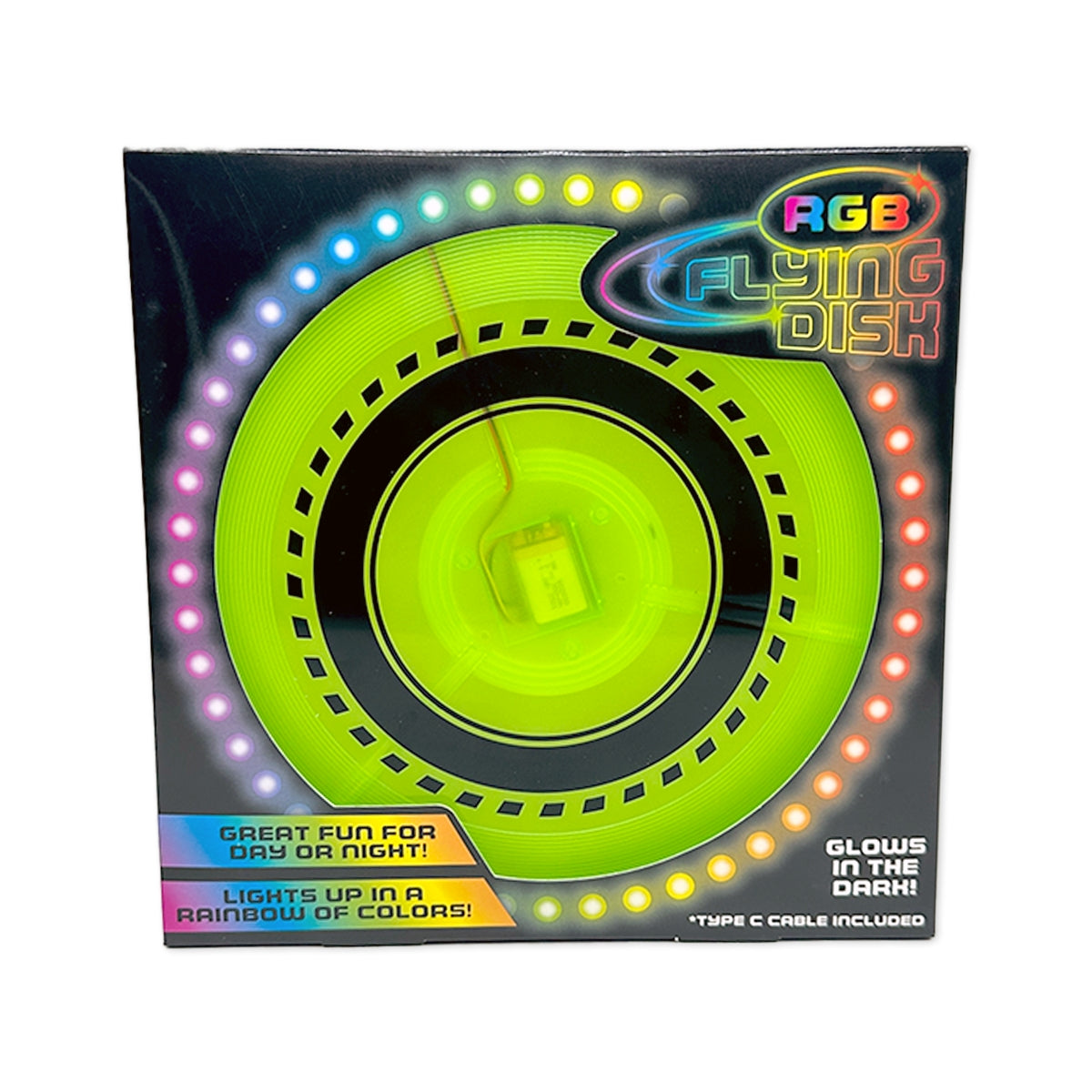 Glow in the Dark Light-Up Flying Disc