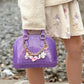 Cate Purple Sparkle Purse - Let's Go Girls