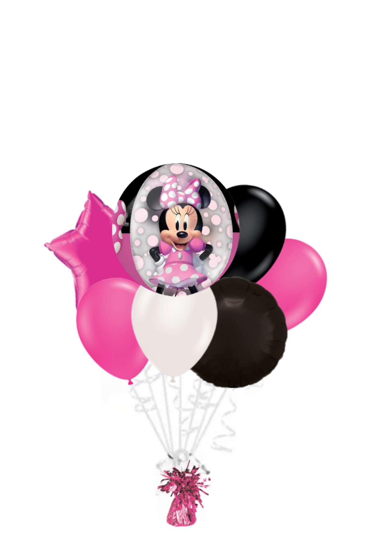 Minnie Mouse Forever Orbz Balloon Bouquet