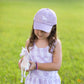 Rainbow Unicorn Bow Baseball Hat