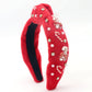 Candy Cane Lane Red Knotted Headband