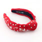 Candy Cane Lane Red Knotted Headband