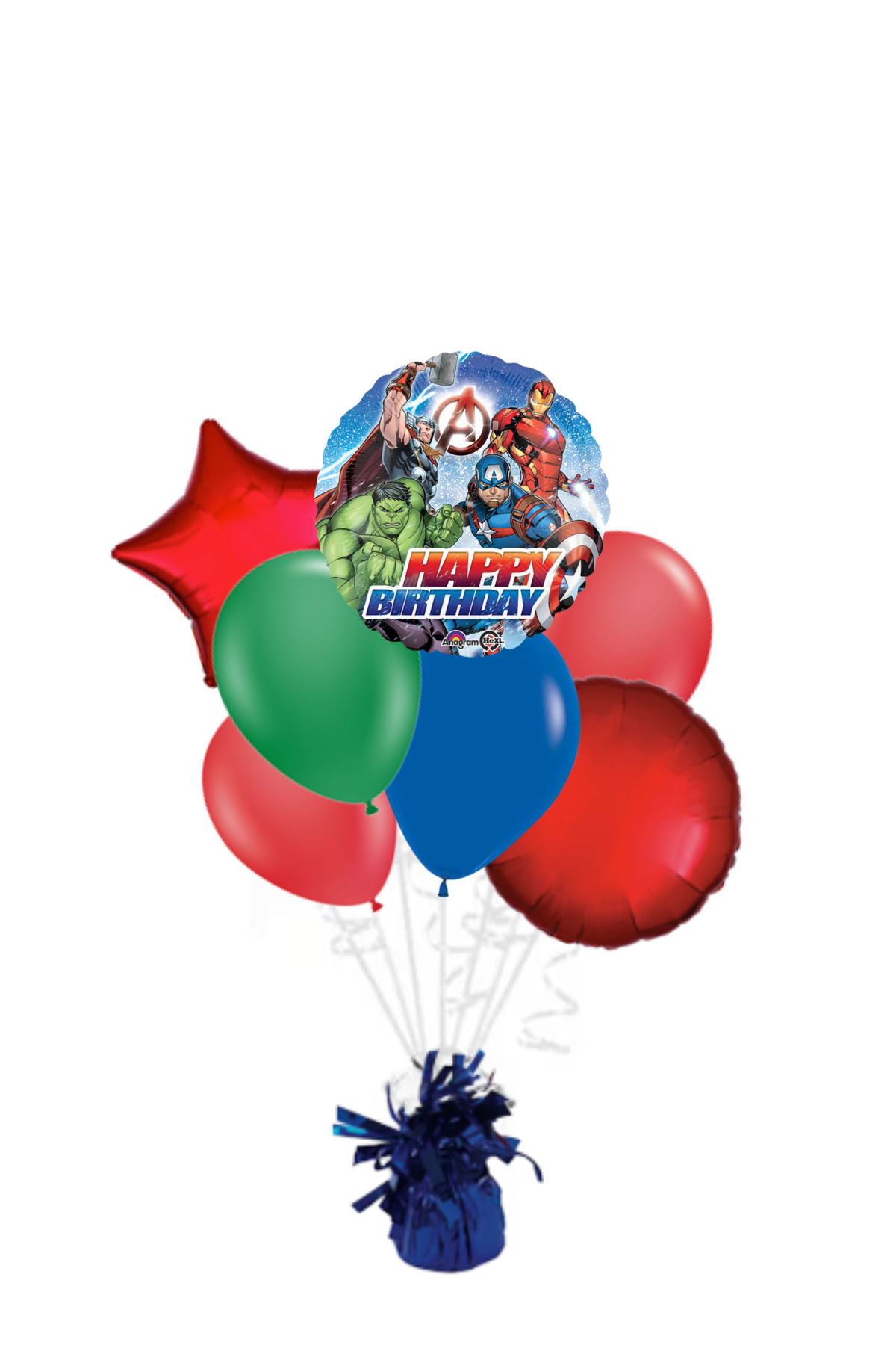 Avengers Happy Birthday Balloon Bouquet