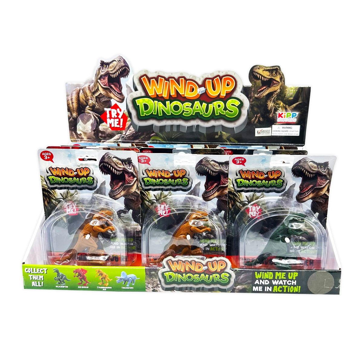 Wind-Up Action Dinosaur Toy