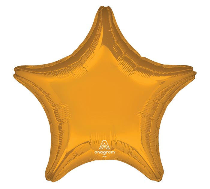Jumbo Metallic Gold Star Foil Balloon