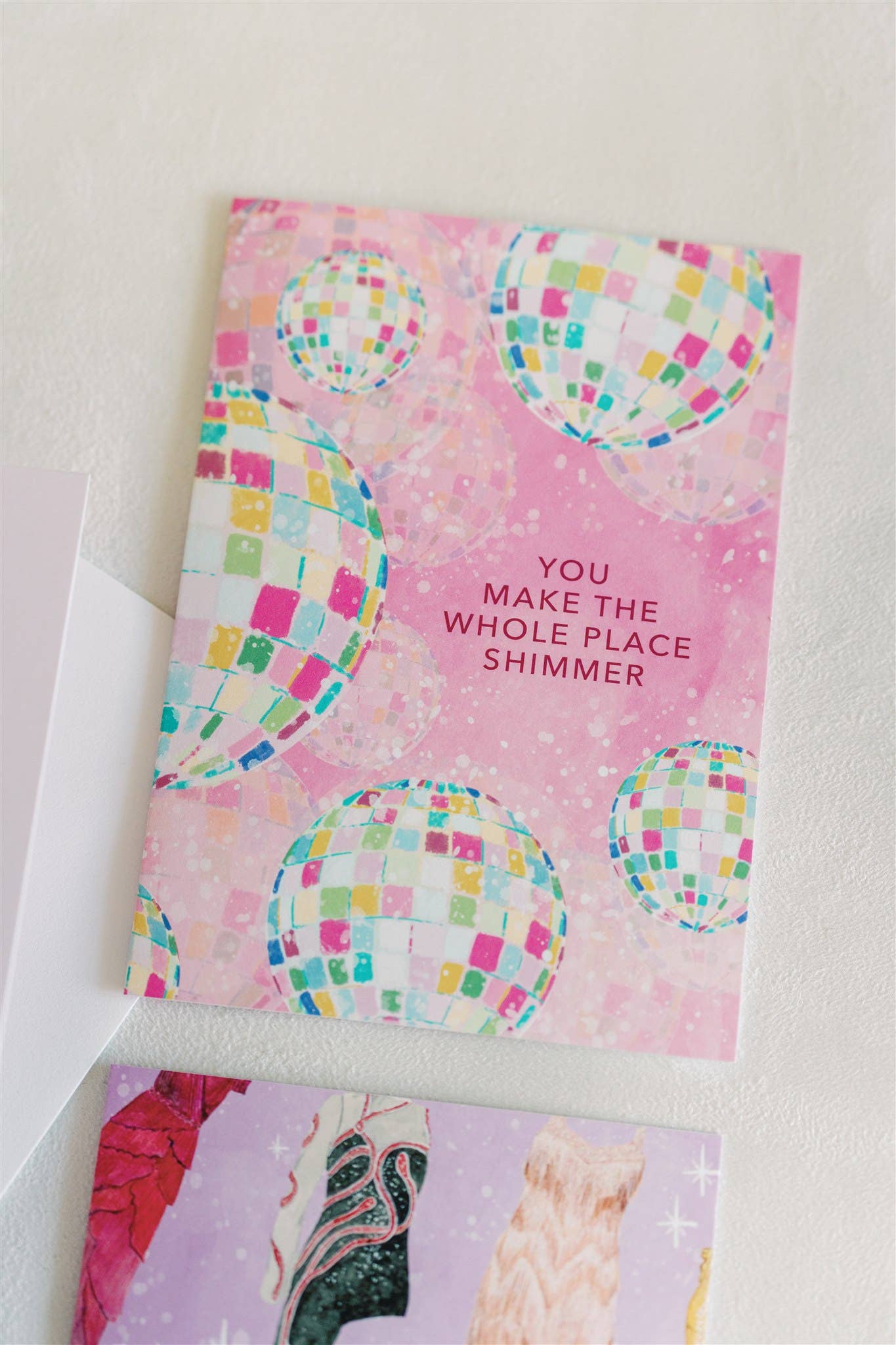 "The Whole Place Shimmer" Greeting Card / Taylor Swift