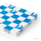 Hot Wheels X Bonjour Fete Blue Foil Checkered Large Napkins