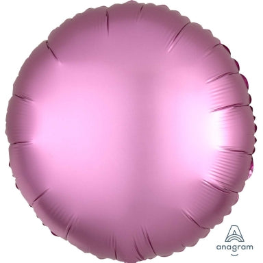 Flamingo Pink Satin Luxe Foil Balloon