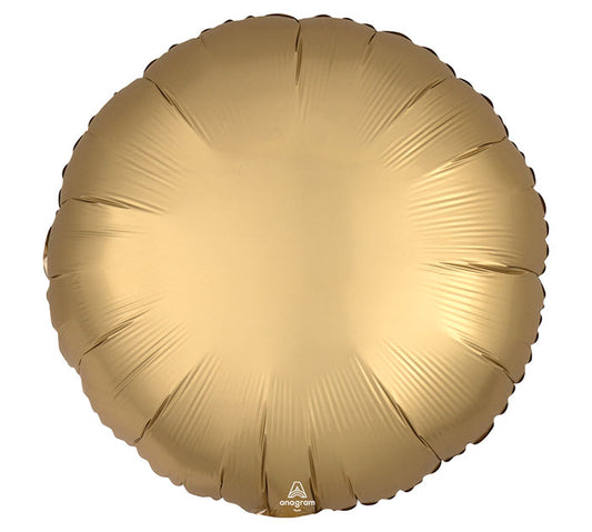 Satin Luxe Gold Sateen Standard Foil Balloon