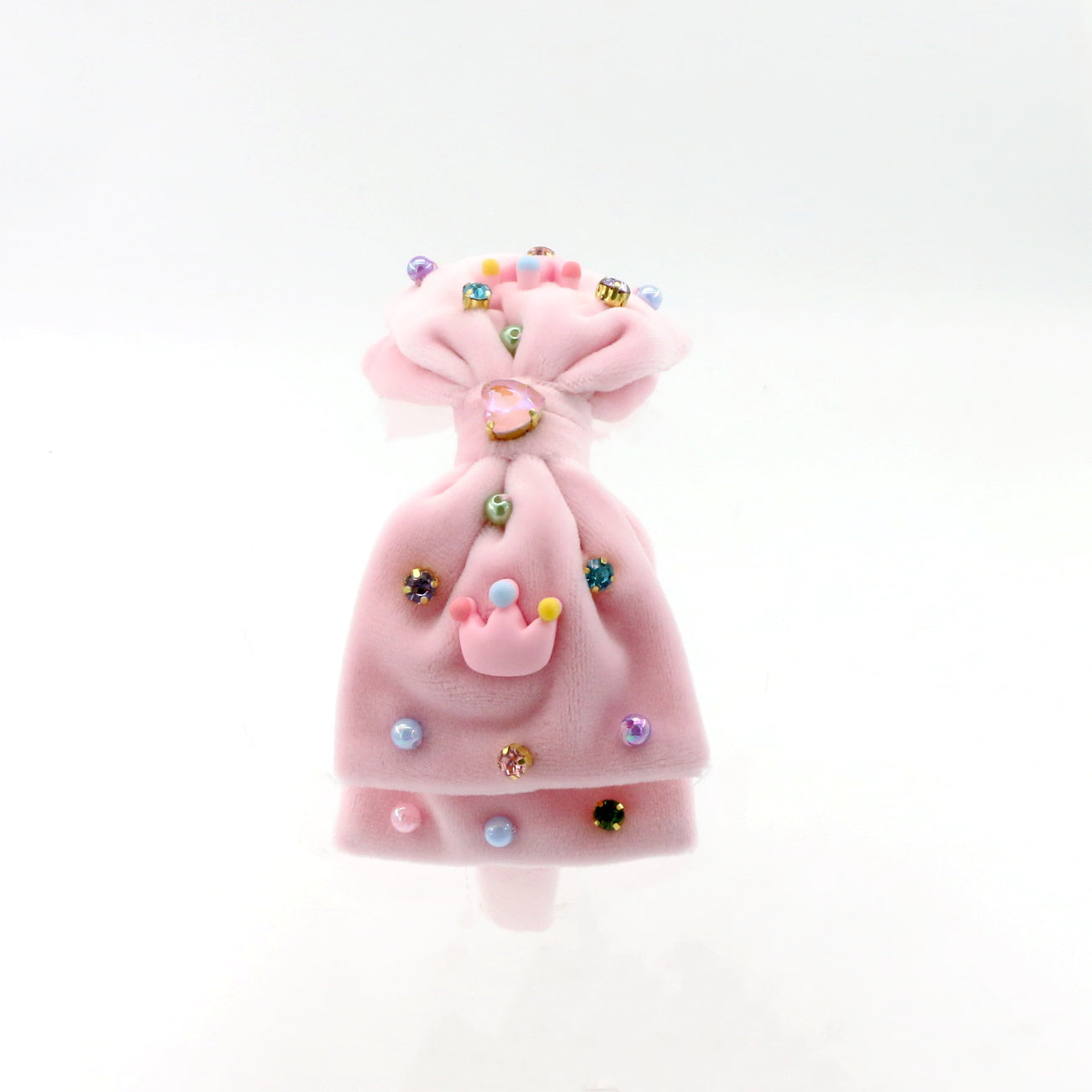 Velvet Crown Bow Headband