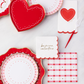 Elegant Valentine Heart Shaped Plates