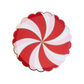 Christmas Peppermint Candy Small Scalloped Plates