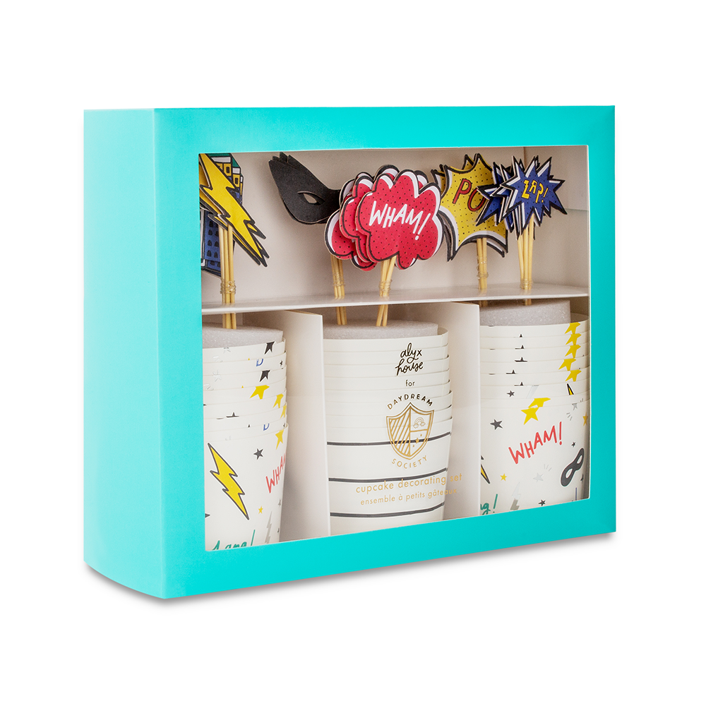 Superhero Cupcake Decorating Set