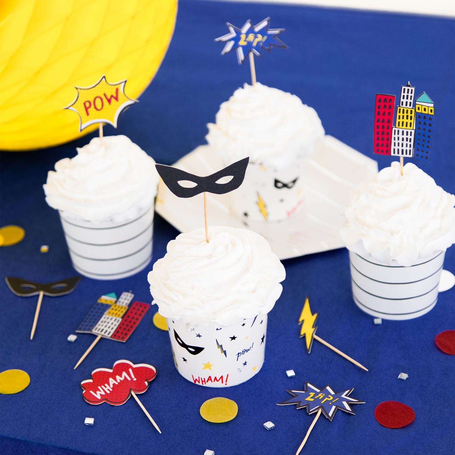 Superhero Cupcake Decorating Set