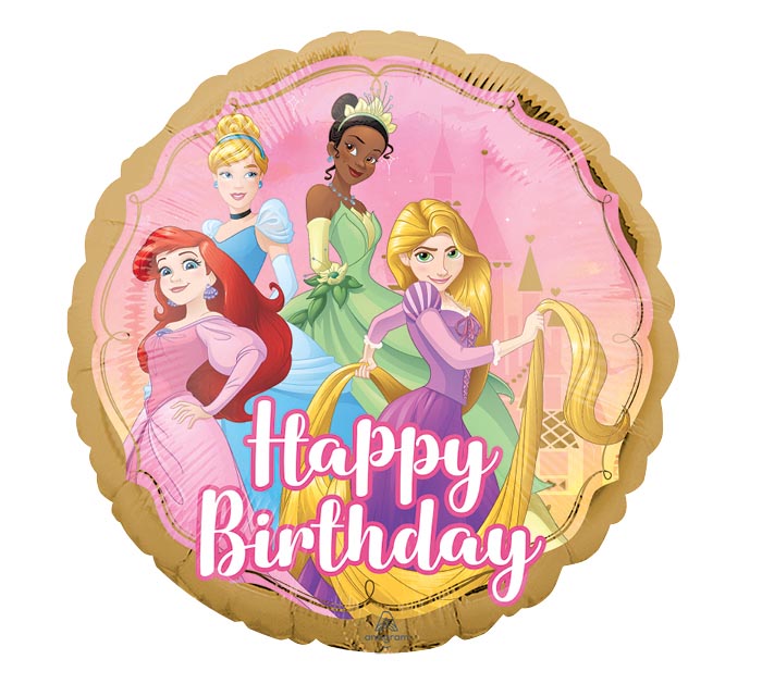 Disney Princess Happy Birthday Foil Balloon