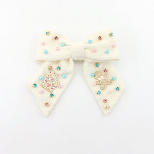 Gingerbread House Bow