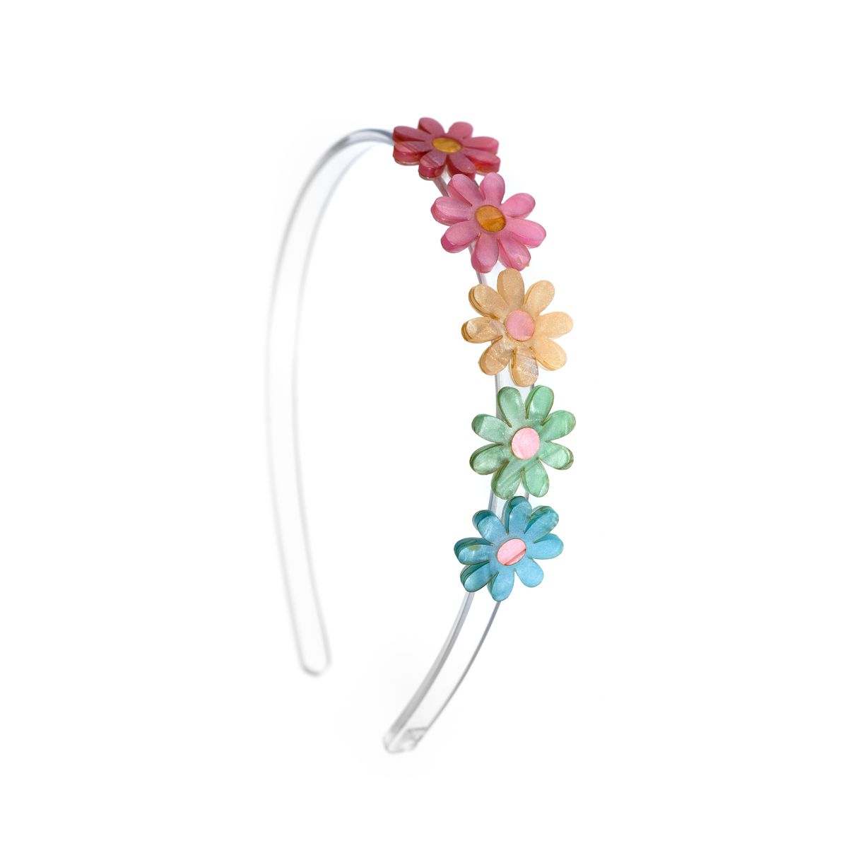 Daisy Flower Pastel Pearl Headband