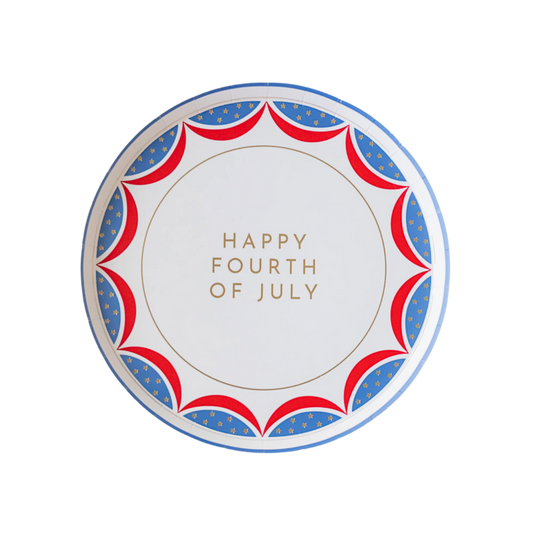 Happy 4th of July Dessert Plates