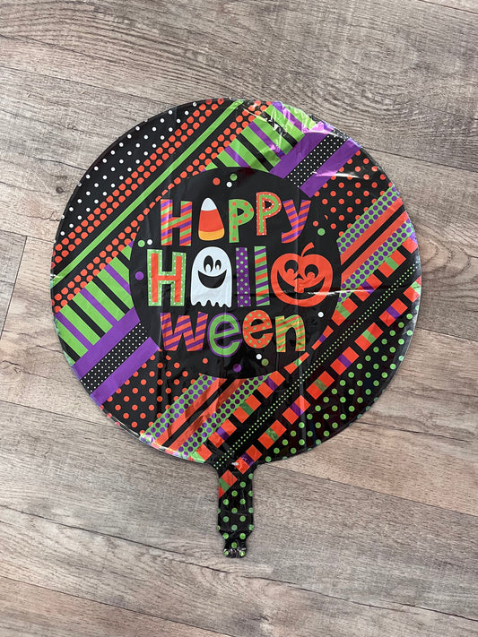 Happy Halloween Mylar Helium Balloon