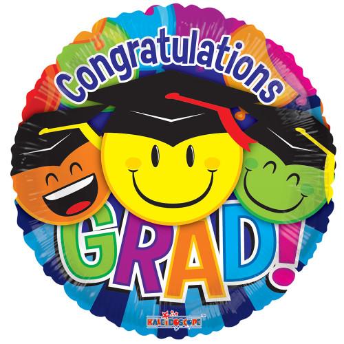 Congratulations Grad Emoji Foil Balloon