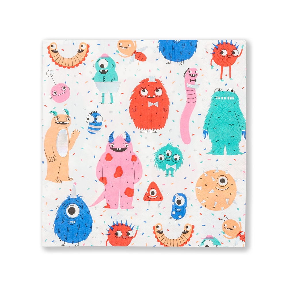 Little Monsters Large Napkins