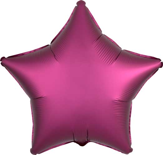 Satin Luxe Pomegranate Pink Foil Balloon