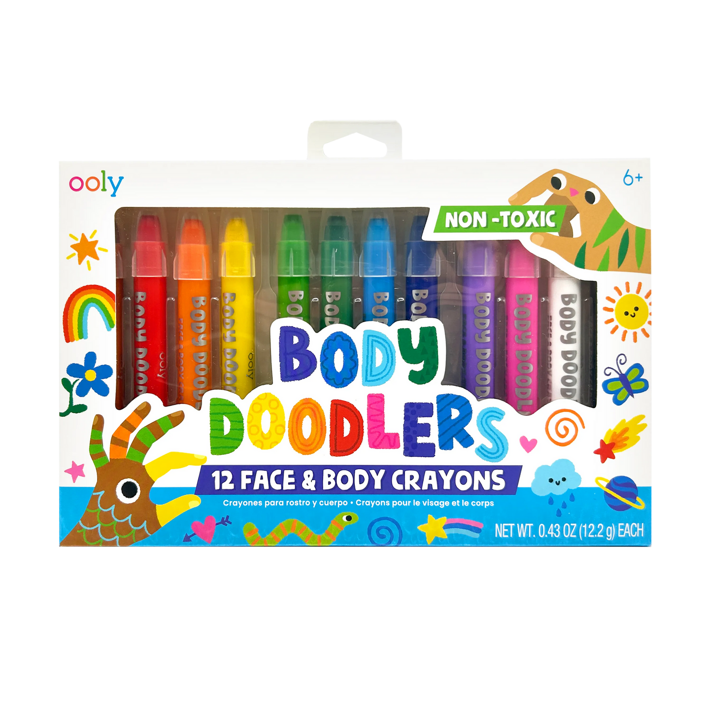 Body Doodlers - Face & Body Crayons