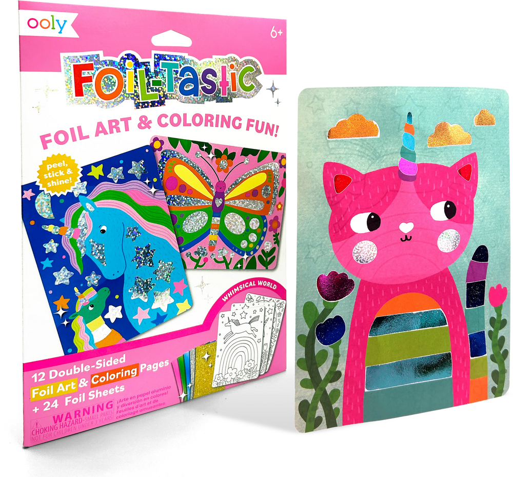 Foil-tastic Foil Art & Coloring Set - Whimsical World