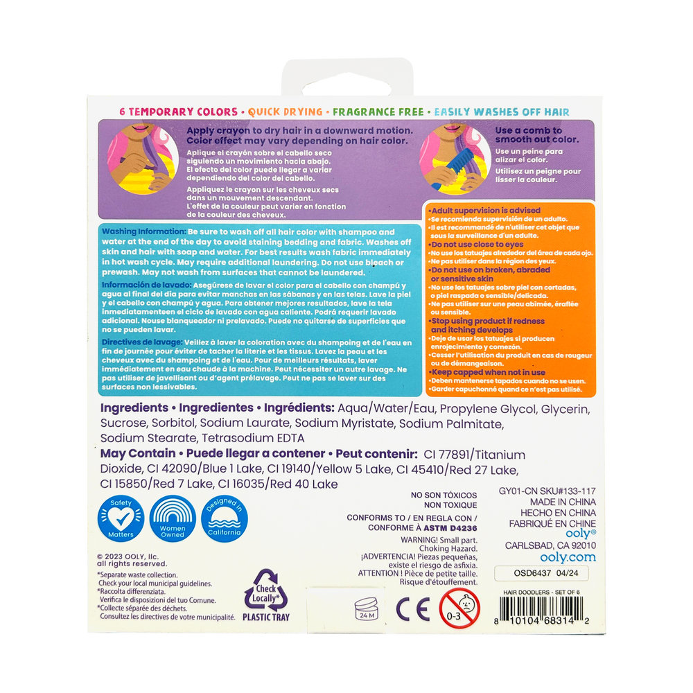 Hair Doodlers Hair Crayons