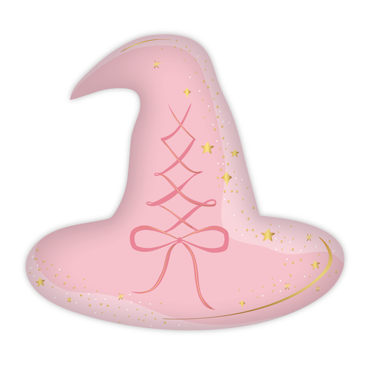 Pink Witch Hat Large Plates
