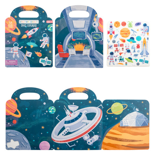 Reusable Sticker Book: Space Explorers