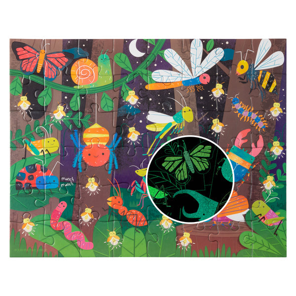 Glow in the Dark Puzzle: Forest Bugs