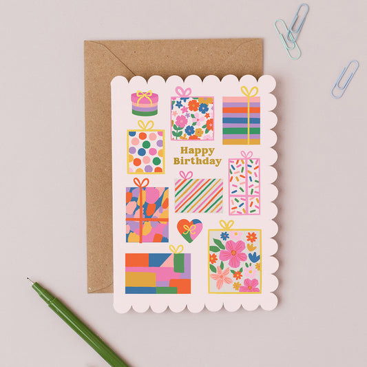 Gorgeous Gifts Birthday Card