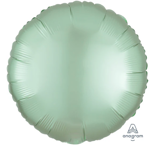 Satin Luxe Mint Green Balloon