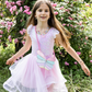 Pink Sequins Twirl Dress