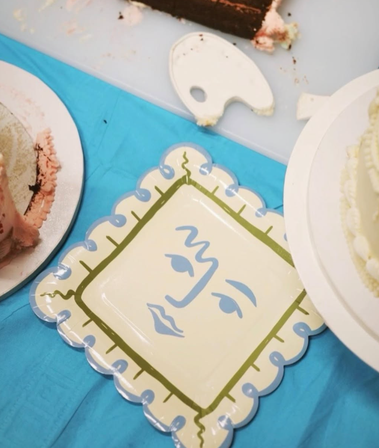 Art Party Dinner Plates