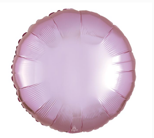 Metallic Pearl Pastel Pink Round Foil Balloon