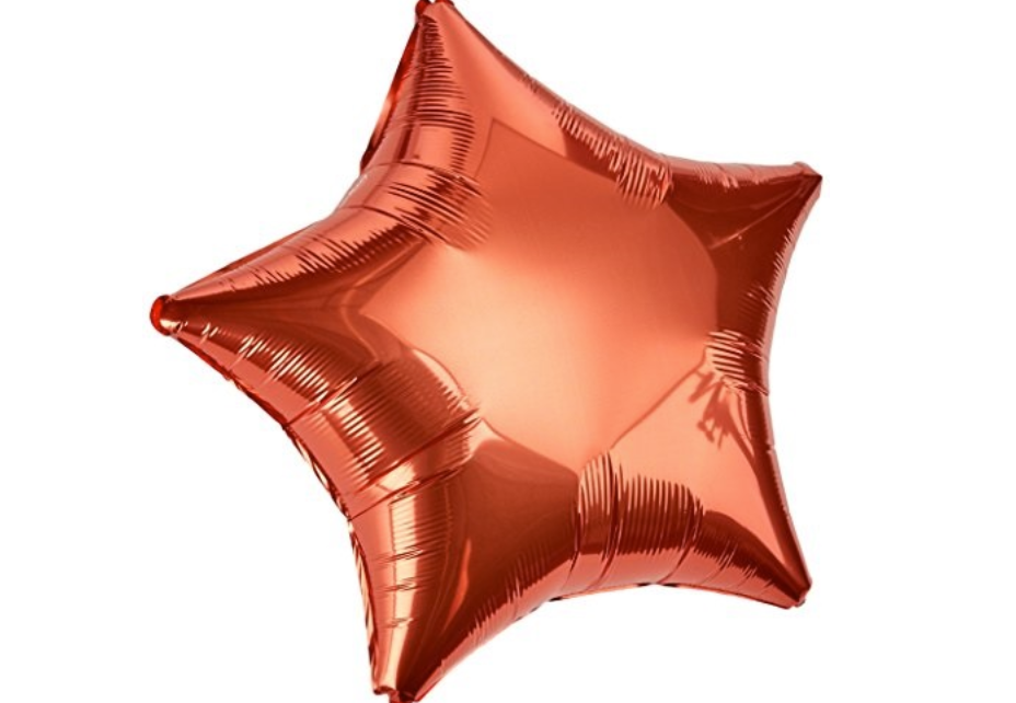 Red Star Foil Balloon