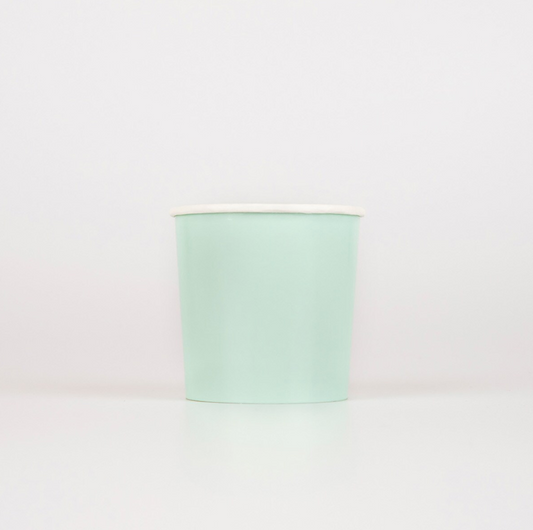 Sea Foam Green Tumbler Cups