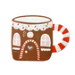 Baking Spirits Bright Gingerbread House Mug Large Napkins