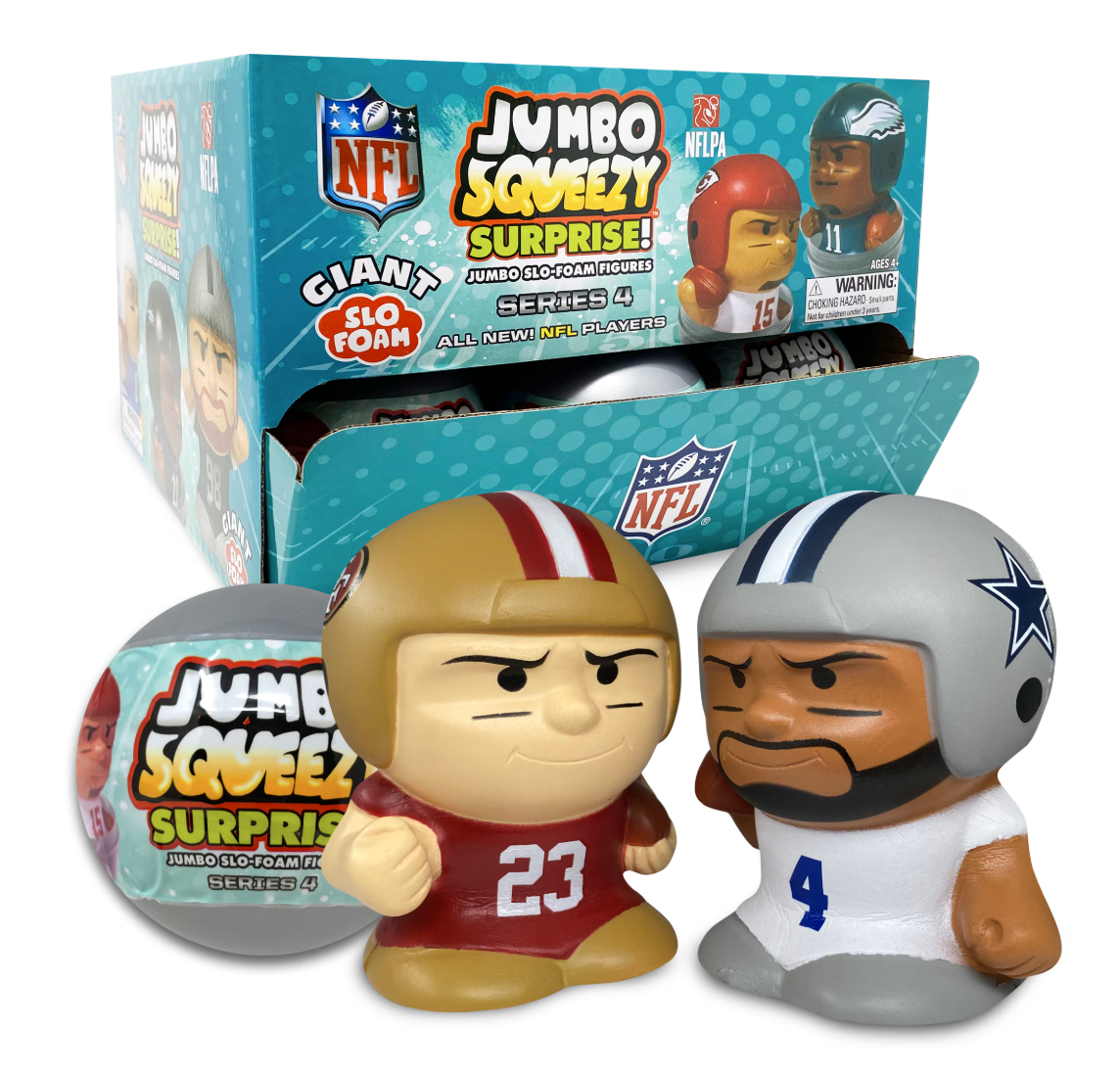 2025 NFL Jumbo Squeezy Surprise! Giant Capsule