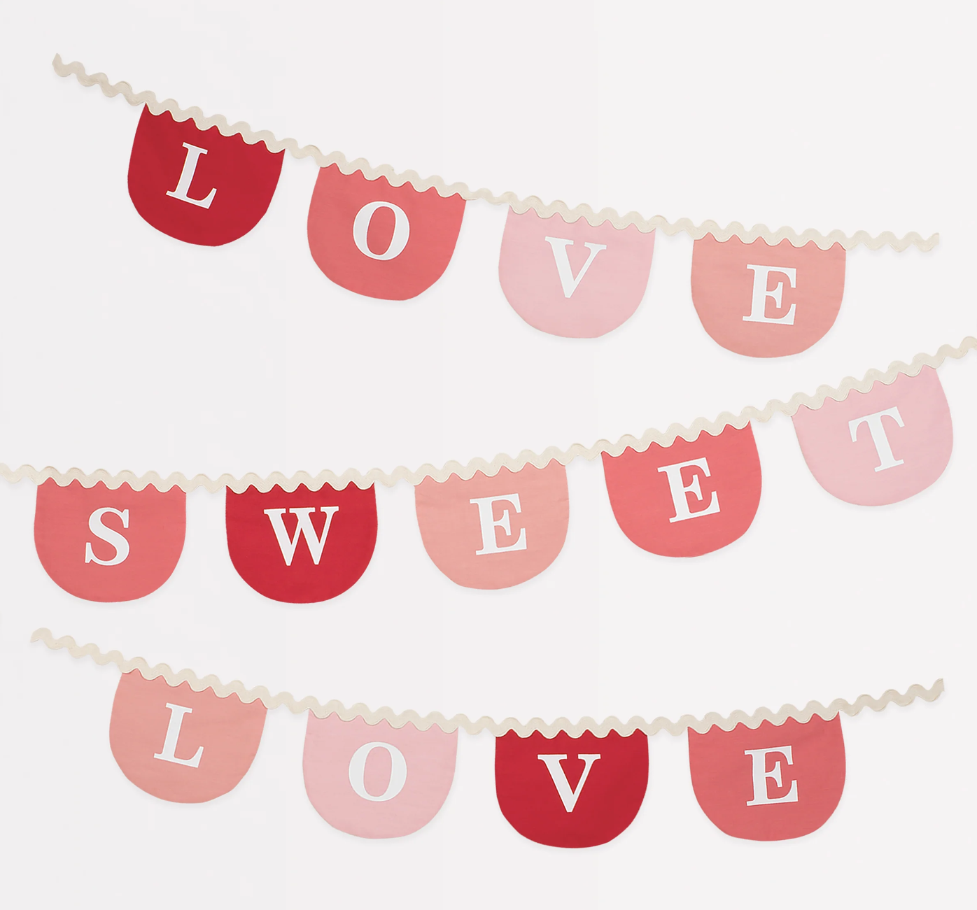 Valentines Fabric Garland