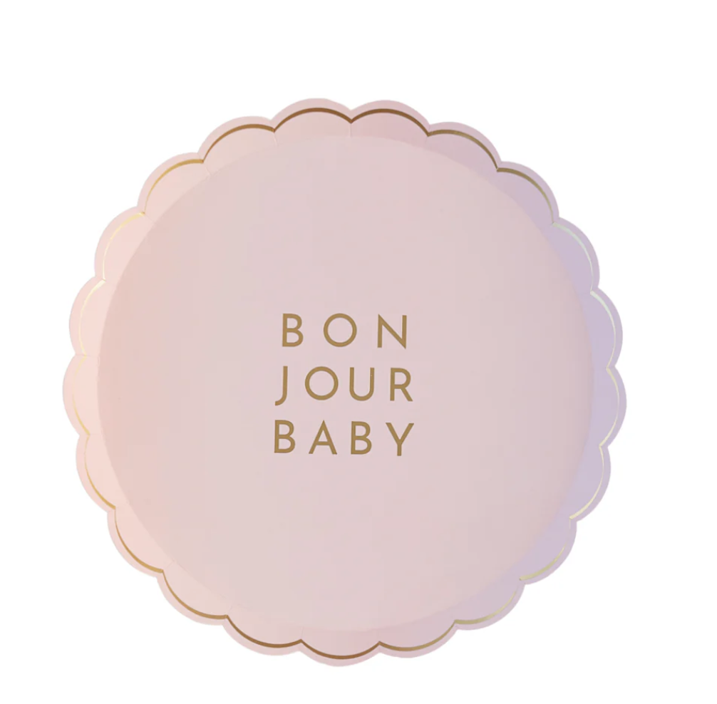 Bonjour Baby Petal Pink Small Plates