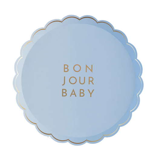 Bonjour Baby Sky Blue Small Plates