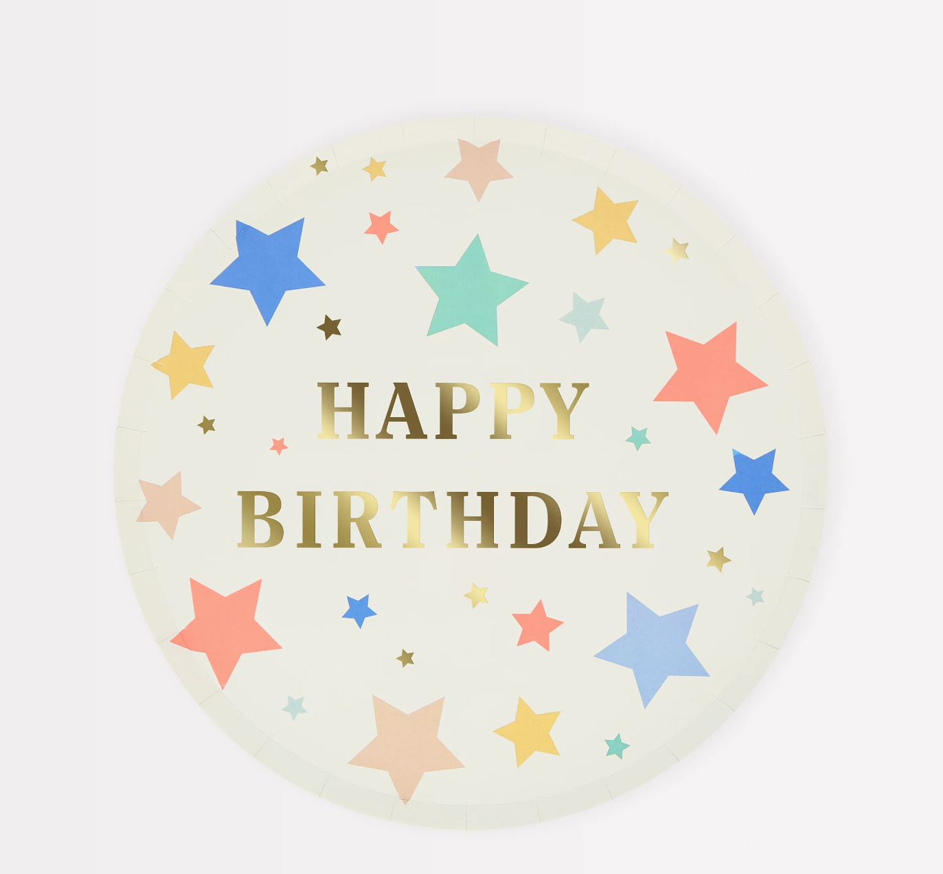 Happy Birthday Stars Side Plates