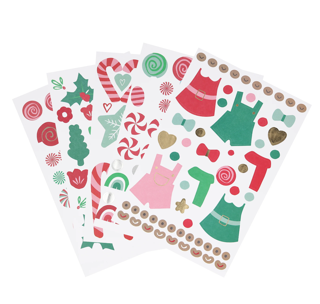 Gingerbread Sticker Advent Calendar