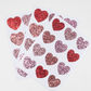 Glitter Heart Stickers