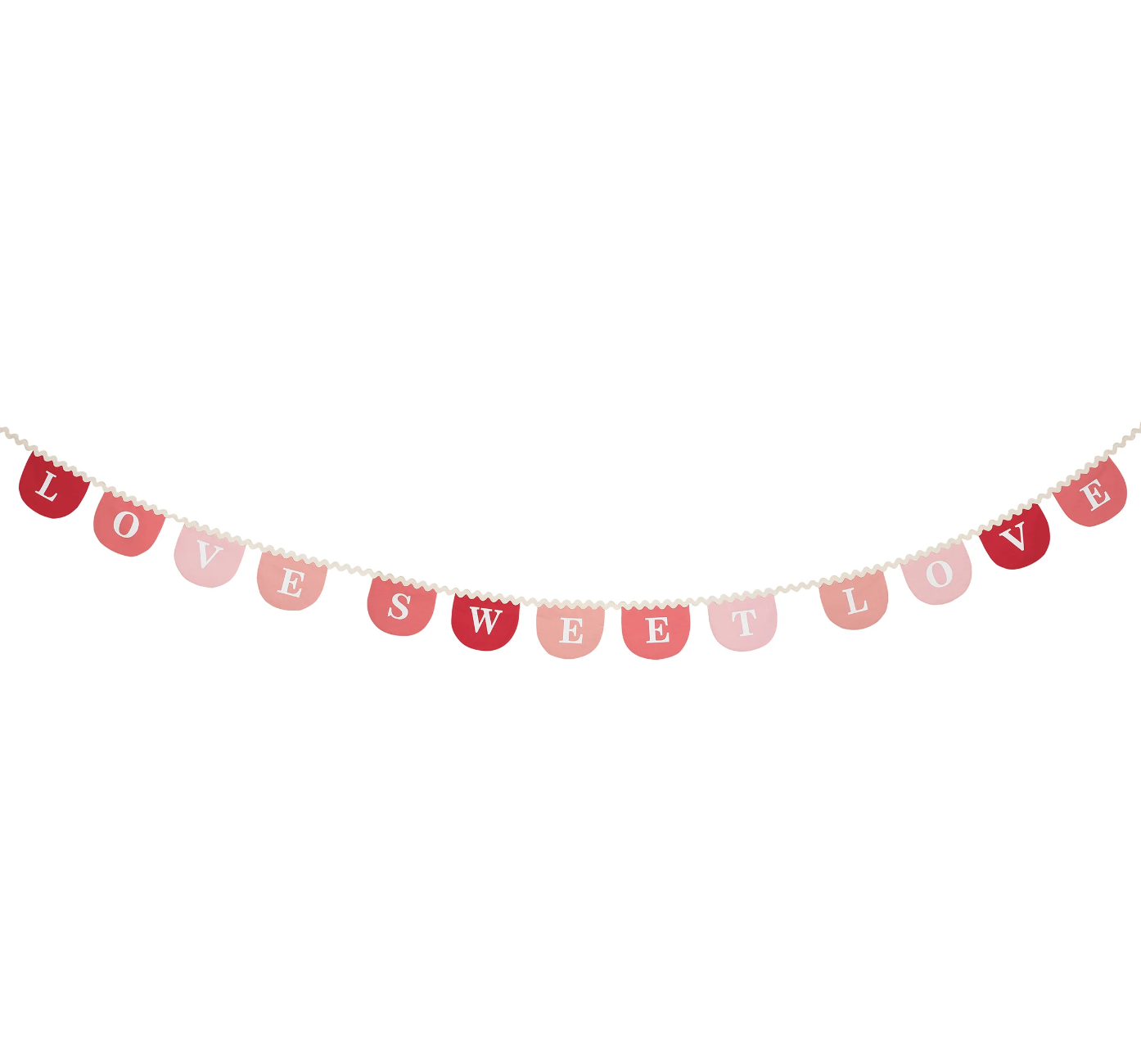 Valentines Fabric Garland