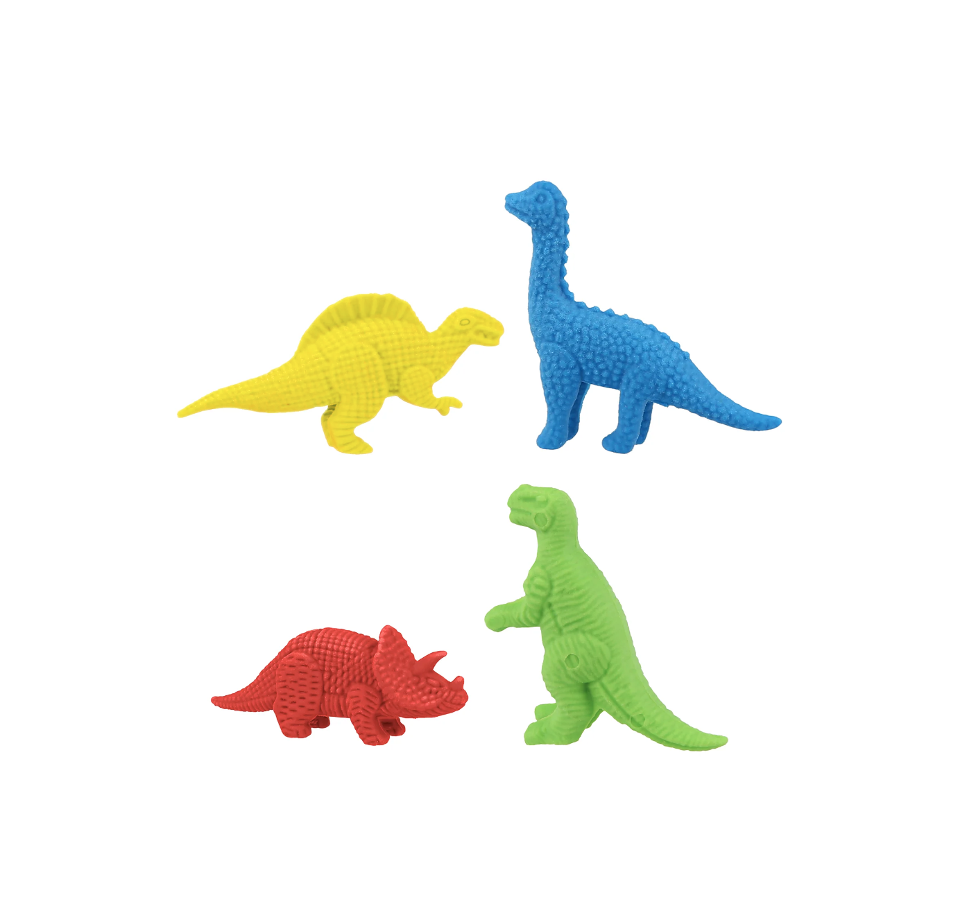 Dinosaurs Kids Valentine's Cards & Erasers Set